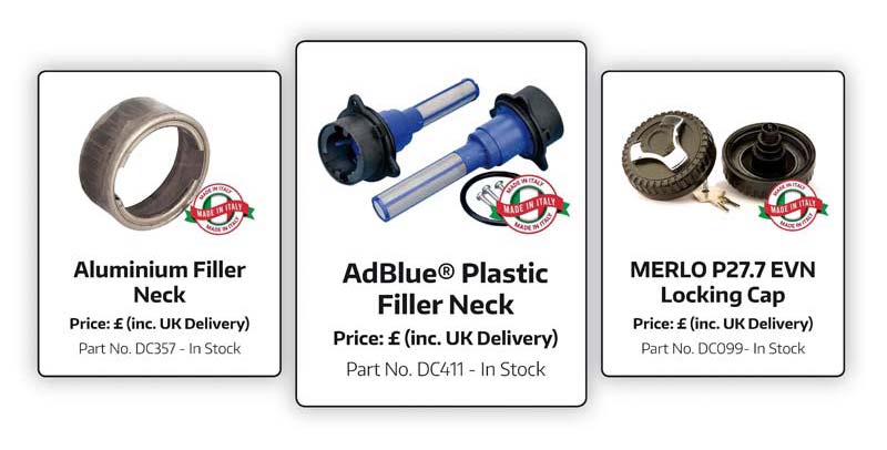 examples of replacement diesel caps